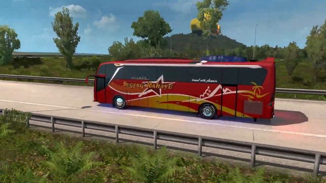 ETS 2 Mod Indonesia | Mercedes-Benz OH 1626 Jetbus 3+ | Map Transumatra смотреть онлайн