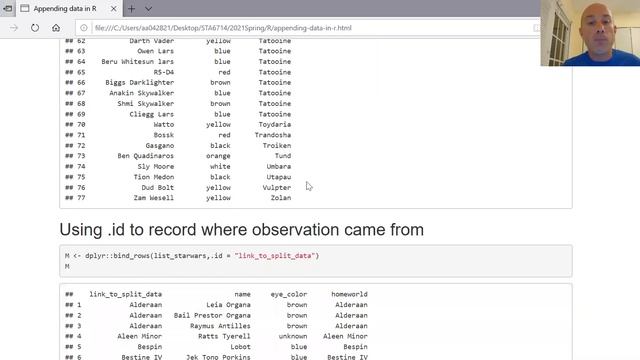 Appending data in R смотреть онлайн