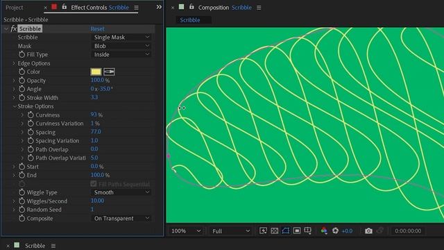 Scribble & Animated Scribbled Textures | Effects of After Effects смотреть онлайн
