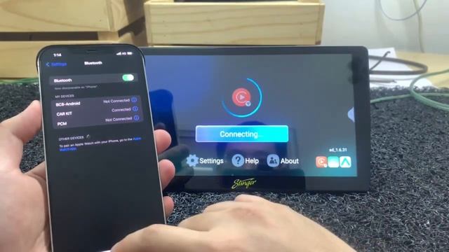 Stinger P11 Android player Apple Carplay/Android Auto Support смотреть онлайн