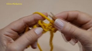 ОБЪЕМНАЯ РЕЗИНКА С ДВОЙНОЙ ЛИЦЕВОЙ ПЕТЛЕЙ.