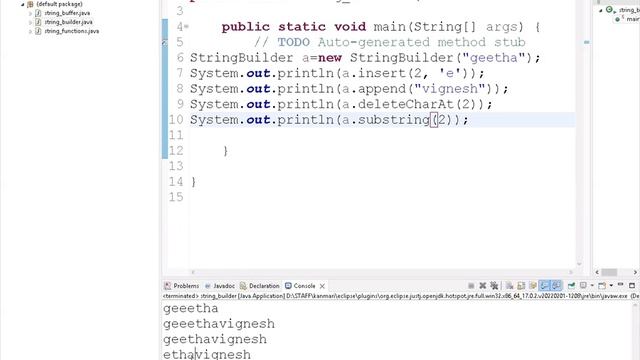 Java String Handling Methods Tutorial Part 2 | Java Tutorial for Beginners | Java Tutorial in Tamil смотреть онлайн