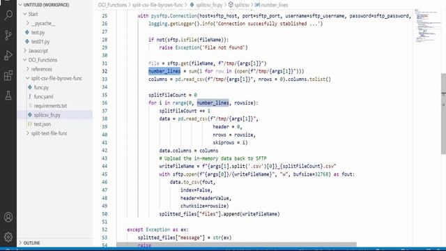 How to split large CSV file into multiple smaller CSV files with Oracle Cloud (OCI) Functions|panda смотреть онлайн