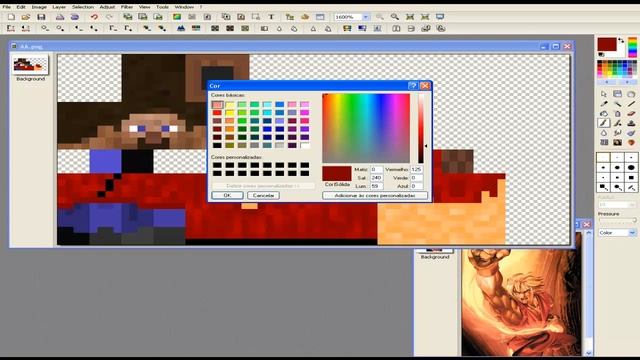 [Speed- Art] Minecraft Skin Maker #5 - Ken. смотреть онлайн