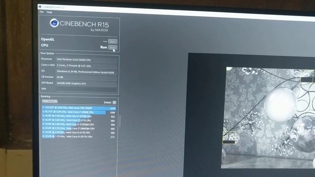 Pentium g6400 test cinebench R15 смотреть онлайн