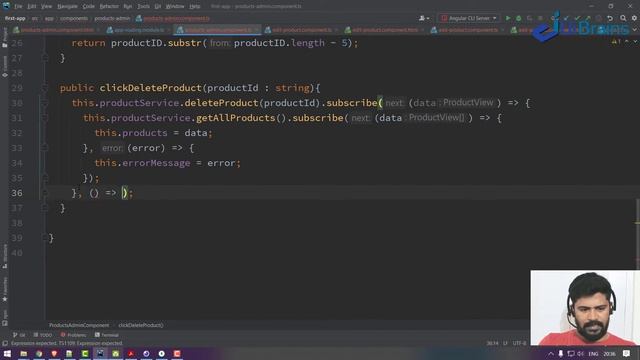 18 Angular DELETE Products Page | MEAN Stack Tutorial | NAVEEN SAGGAM смотреть онлайн