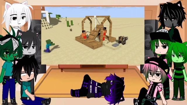 Monster School -React To Stronghold Crusader Challenge||||Gacha Club..... смотреть онлайн