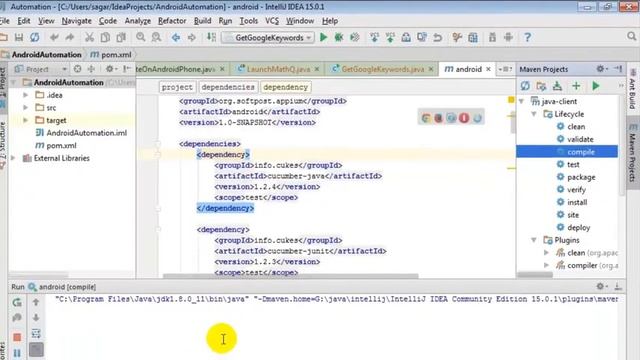 How to compile a maven project in intellij IDEA | Build maven project смотреть онлайн