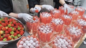 Кондитерская в Корее. Разные десерты.