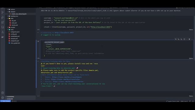 Build a Chatbot with Kern refinery and Rasa NLU смотреть онлайн