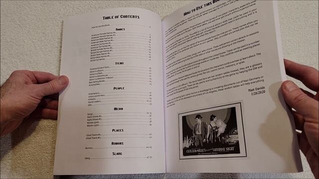 The Book of Random Tables 1920s - 1930s Unboxing смотреть онлайн