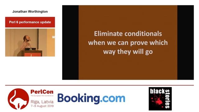 Jonathan Worthington. Perl 6 performance update смотреть онлайн