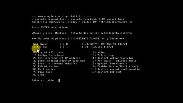 Configuration Of Wan & Lan Using Cli | PfSense | TechBeginner