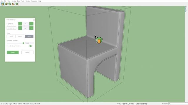 New Plugin For Bevel Edges - SketchUp смотреть онлайн