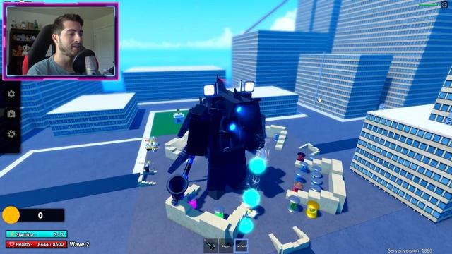 How to become ALL TITAN CHARACTERS in SUPER SKIBIDI TOILET DEFENSE - Roblox смотреть онлайн