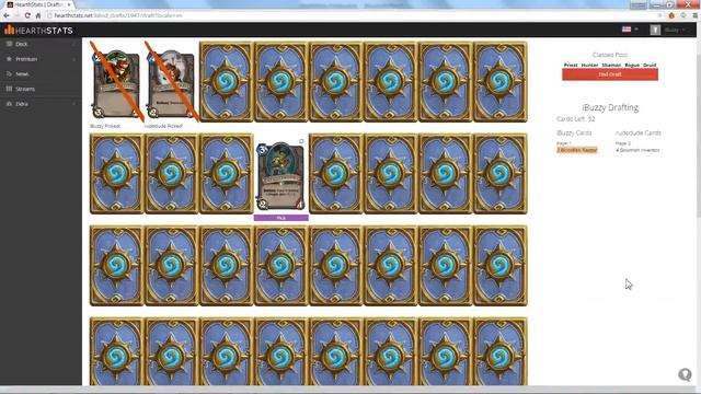 HearthStats Blind Draft Game Mode Tutorial смотреть онлайн