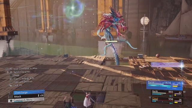 Final Fantasy VII Rebirth Demo Terror of the Deep Boss Fight смотреть онлайн