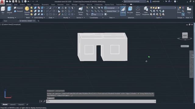 How to Convert 2D Plan To 3D Plan in Autocad смотреть онлайн