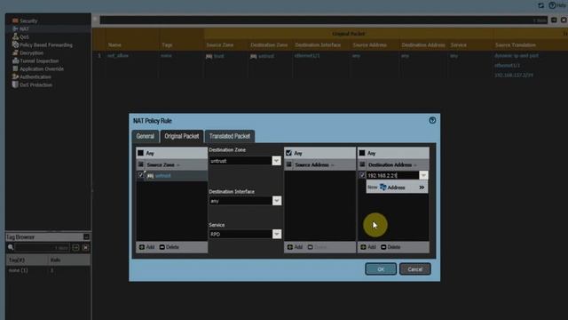 Port Forwarding On Palo Alto Firewall