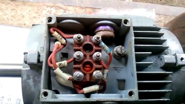 Двухскоростной электродвигатель, подключение.