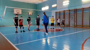 тренировка волейбол, мальчики, 12-13 лет