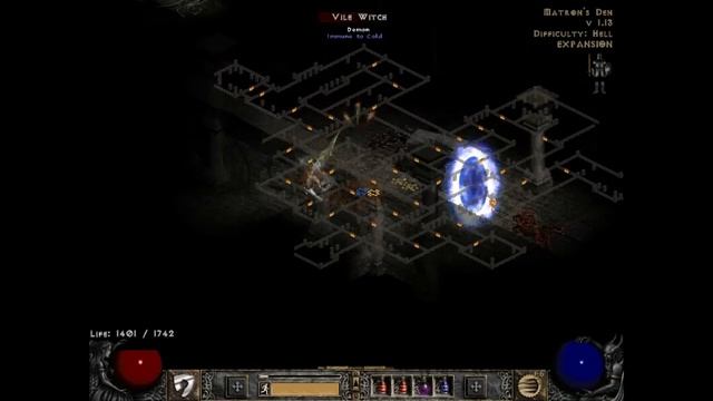 Diablo 2 LoD (PlugY single player) - Pandemonium Event (Torch quest/Über quest) смотреть онлайн