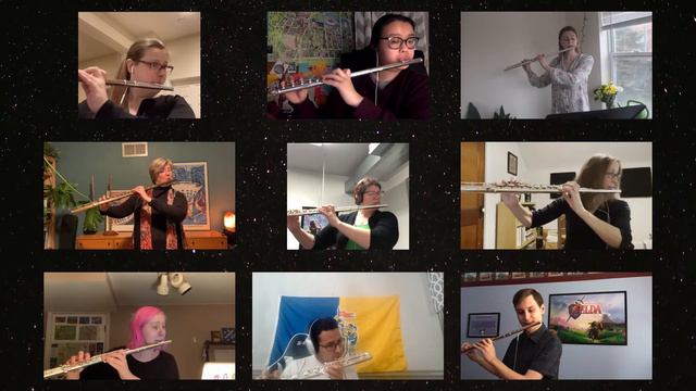 Holst: The Planets - I. Mars, the Bringer of War | Community Virtual Flute Orchestra смотреть онлайн