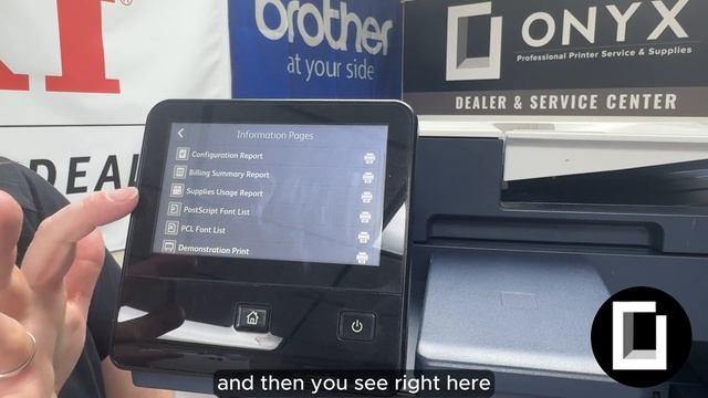 Xerox VersaLink C405 | How to Print Supply Status Page | Onyx смотреть онлайн