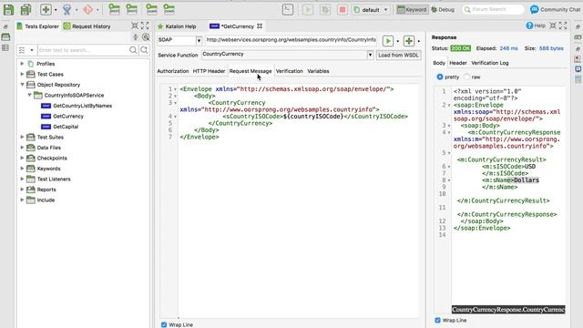 Katalon Studio API Testing | Sample SOAP API Testing Project 3 | Parameterisation смотреть онлайн