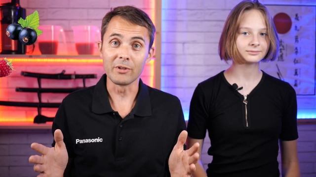 Cок из смородины, малины и крыжовника в шнековой соковыжималке Panasonic MJ-L500 смотреть онлайн
