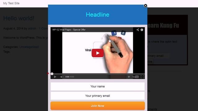 WP Optin Express Plugin Walkthough of the Lightbox Popup смотреть онлайн