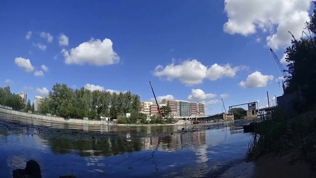 Timelapse Гигантский сом живёт здесь Высокий мост Калининград смотреть онлайн