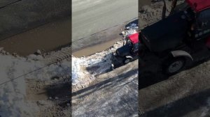 Так чистят дороги в Ярославле! Уборка снега.