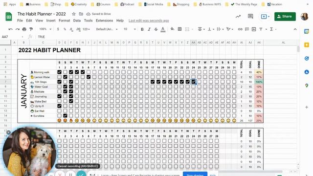 The Habit Planner for Google Sheets and Excel смотреть онлайн