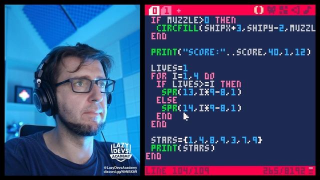 Making a Shmup #7 - Starfield - Pico-8 Hero смотреть онлайн