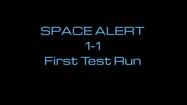 Your First Test Run - Space Alert Soundtrack смотреть онлайн