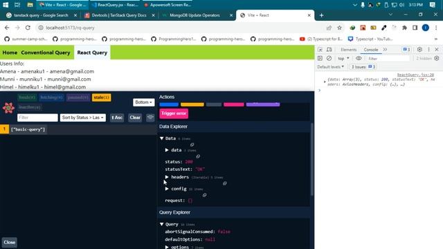 3. React Query - Devtools смотреть онлайн