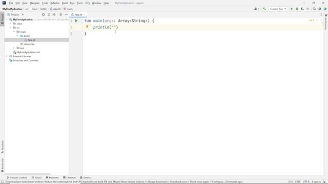How to create your first Project in Kotlin using IntelliJ IDEA смотреть онлайн