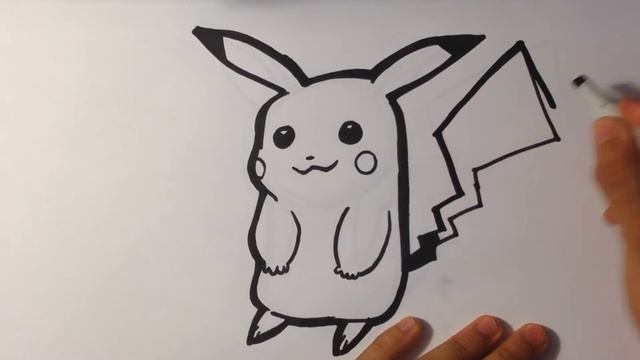 How to Draw Pikachu from Pokemon - Easy Drawings смотреть онлайн