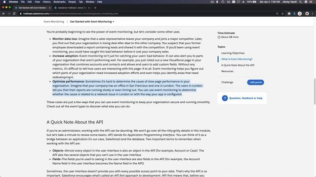 Salesforce Trailhead - Get Started with Event Monitoring смотреть онлайн
