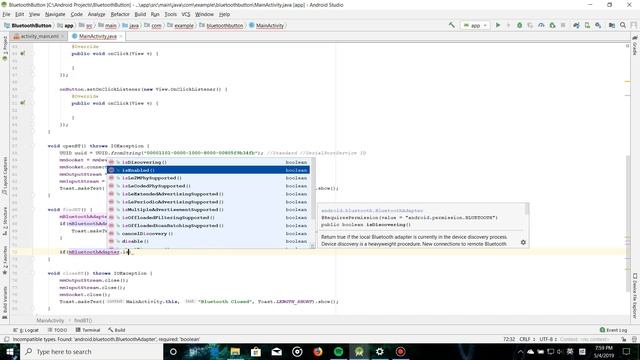 MakerLab App Dev - Bluetooth 1 (Android Studio) смотреть онлайн