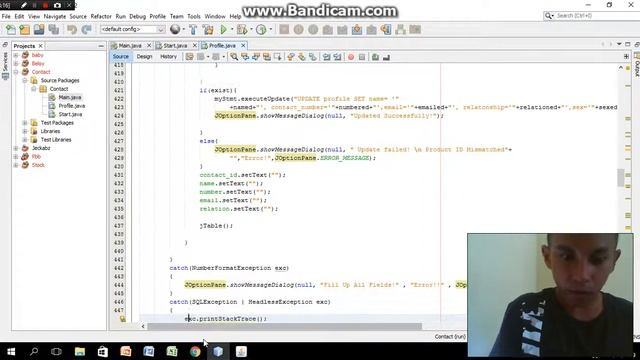 Phonebook Management Simple Java Program using Netbeans and Mysql смотреть онлайн