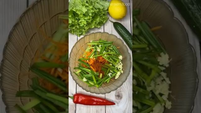 Скумбрия по-корейски с зелёным луком. Просто объедение #скумбрия #скумбриямалосольная #селедкахе смотреть онлайн