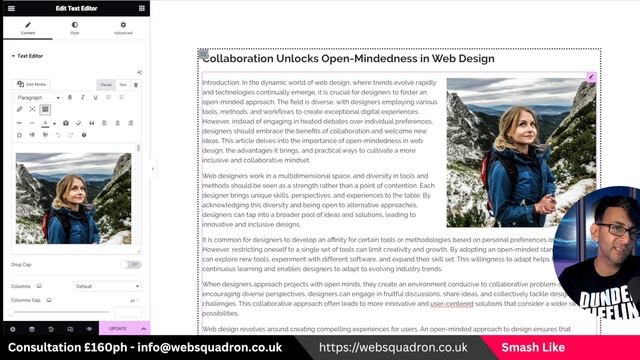 Wrap Text around Images - Elementor Wordpress Tutorial смотреть онлайн