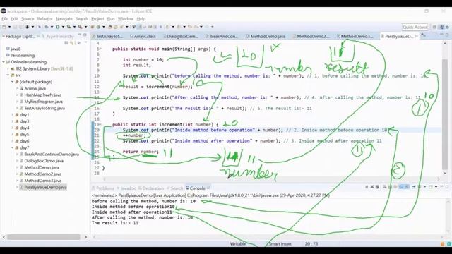 Day 8 Class 21: Call By Value in Java | Free Core Java Series for Absolute Beginners смотреть онлайн
