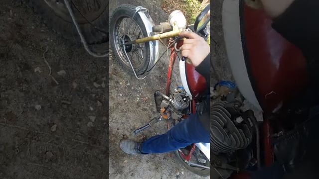 Мопед Рига 7 с ручным стартером смотреть онлайн