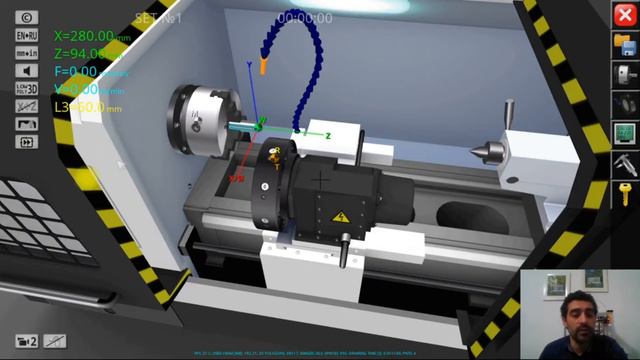 CNC LATHE MACHINE - SIMULADOR TORNO CNC - PARTE 1 смотреть онлайн