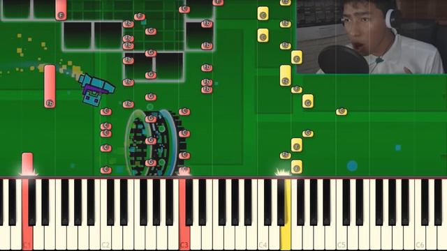 Jumper Geometry Dash on PIANO смотреть онлайн