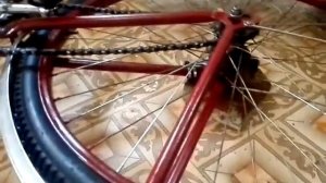 Падает цепь на велосипеде.Ремонт.