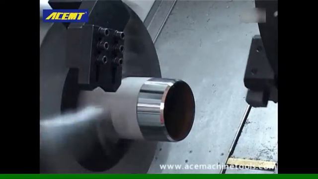 CNC pipe threading lathe --- ACE Machine Tools смотреть онлайн